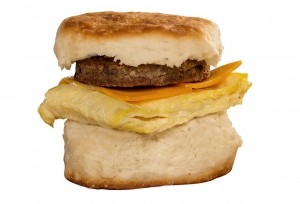 Bryants Breakfast, Sausage Biscuit